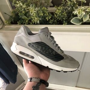 Men’s Nike Air Max 90 NS GPX BIG Logo Grey size 9